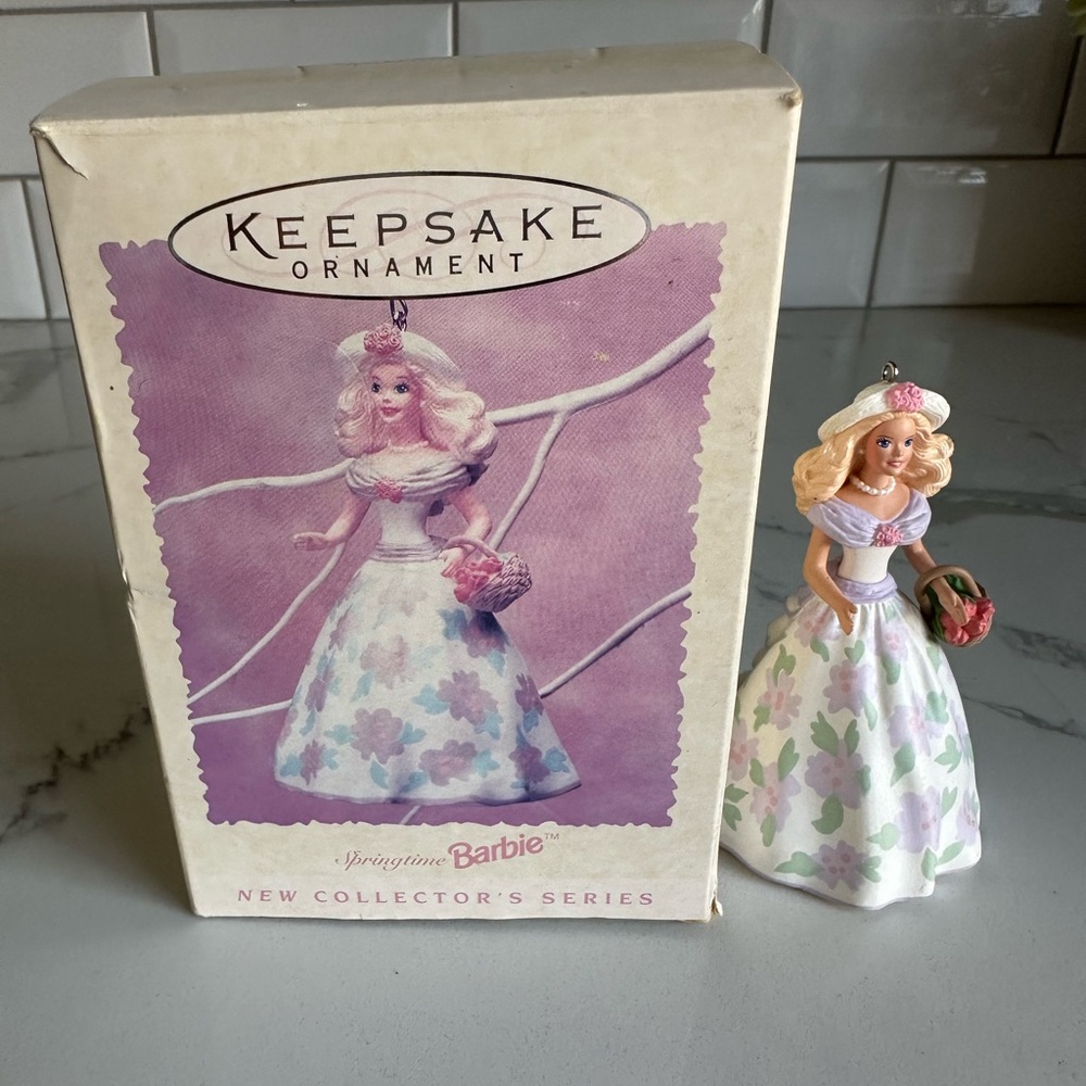 Hallmark 1995 Springtime Barbie Ornament